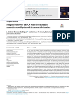 Fatigue Behavior of PLA-wood Composite Manufactured by FFF - 2020