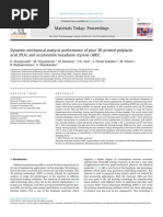 DMA Performance of Pure 3D Printed ABS & PLA - Mat. Today, 2022