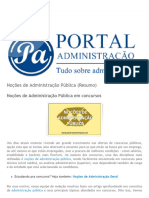 Portal Administração - Tudo Sobre Administração de Empresas: Noções de Administração Pública (Resumo)