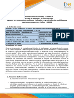 Syllabus Del Curso Construcción de Indicadores y Métodos de Análisis para Gestionar Proyectos