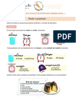 RESUMO - Razão e Proporção