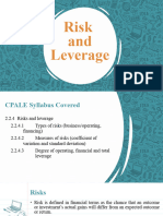 7 - Riks and Leverage