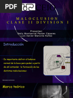 Maloclusiones Clase 2 Division 1 Nelly y Xavi