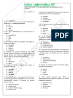 Prueba Diagnostica Informatica 10B