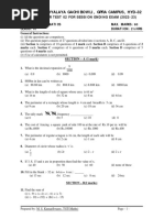 Maths Class VI Sample Paper Test 02 For See 2023