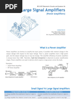 Large Signal Amplifiers