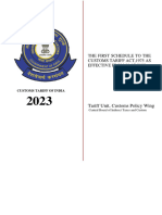 Customs Tariff (Chap-1 To 98)