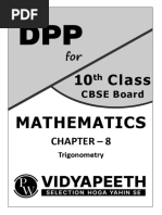 INTRODUCTION TO TRIGONOMETRY - DPPs