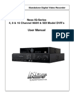 Ness IQ Series 960H+SDI DVR - Manual