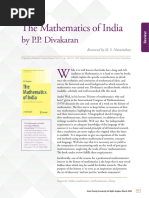 21 The Mathematics of India by P P Divakaran