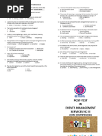 EVM NC III SNGFAI Post Test Exam