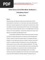 BARKER (2007) Global Greens and The Mass Media - Building For A Participatory Future?