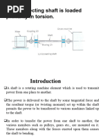 Chapter One Shaft Design