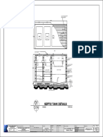 Septic Tank Details: Scale: 1:300 MM