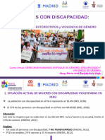 Mujeres Con Discapacidad:: Discriminación, Estereotipos Y Violencia de Género