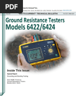 "Watts Current" Technical Bulletin... Ground Resistance Testing Models 6422 & 6424 - Chauvin Arnoux