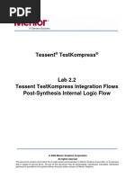 Lab2.2 Tessent TestKompress Integration Flows EX2