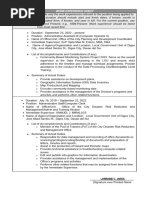 CS Form No. 212 Attachment Work Experience Sheet JARIOL