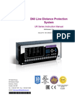 D60 Line Distance Protection System: Digital Energy