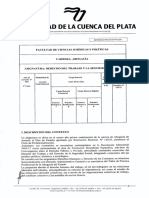 Programa Derecho Del Trabajo y La Seguridad Social