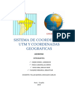 Informe Sistema de Coordenadas