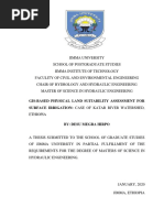 5 GIS-BASED PHYSICAL LAND SUITABILITY ASSESSMENT FOR SURFACE IRRIGATION Desu Megra MSc. Thesis