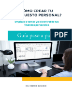 Guía Paso A Paso: ¿Cómo Crear Tu Presupuesto Personal?