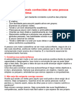 Caracteristicas Da Auto Estima - Palestrar Renata