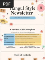 Hangul Style Newsletter