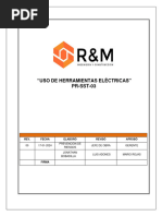 PR-SST-03 Manejo de Herramientas Electricas