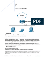 3.7.10 Lab - Use Wireshark To View Network Traffic