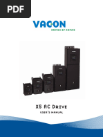 VACON X5 User Manual 1