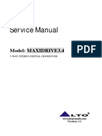 Alto Maxidrive 3.4 Crossover Service Manual