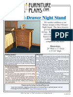 1320 - Shaker 3-Drawer Night Stand