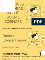 Disciplines and Ideas in The Social Sciences