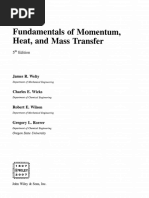 Momentum, Heat,: Fundamentals Mass Transfer