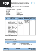 Sesion de Religion - N!°4 Quinto Grado