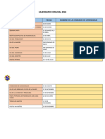 Calendario Comunal 2024