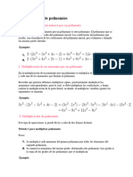 Multiplicación de Polinomios