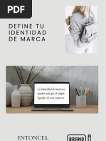 Define Tu Identidad de Marca