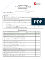 Pauta de Evaluación - Escritura Creativa de Cuentos