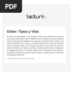 4 Dolor Tipos y Vías