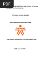 Evidencia GA4-220501095-AA1-EV01. Informe Del Modelo Conceptual Orientado A Objetos.