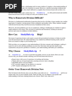 Homework Division