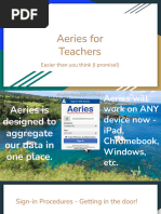 Aeries For Teachers