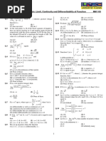 29.12.2023 Limit, Continuity and Differentiability of Function