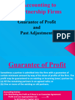 Partnership Firms - Part5 Guarantee and Past Adjustment