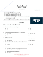 MA Sample Paper 6 Unsolved