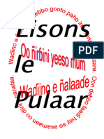 Lisons Le Pulaar