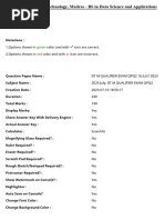 Iit M Qualifier Exam QPQ2